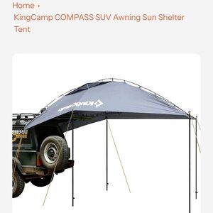 Compass SUV Awning Sun Shelter Tent - Gray